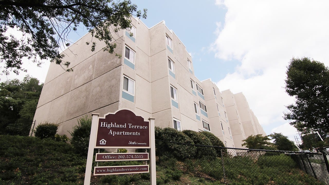 Photo of Highland Terrace Apartments at 852 Barnaby St SE Washington, DC 20032