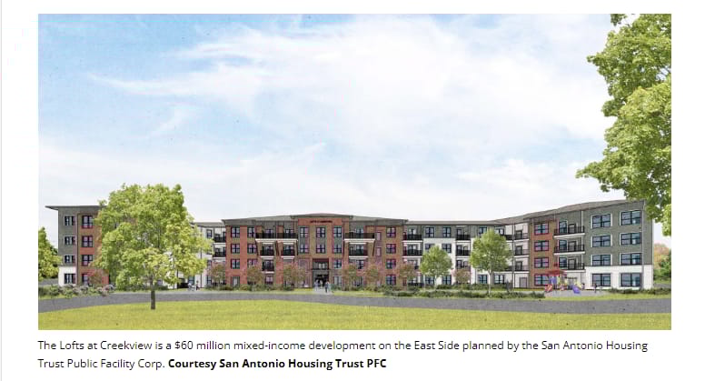 Photo of Lofts at Creekview. Affordable housing located at 3815 E Commerce St San Antonio, TX 78220