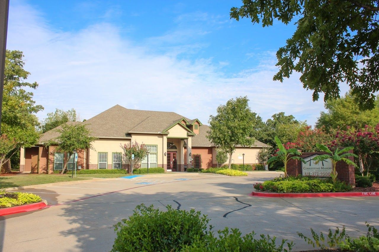 Photo of COBBLESTONE MANOR SENIOR COMMUNITY at 8201 SARTAIN DR FORT WORTH, TX 76120