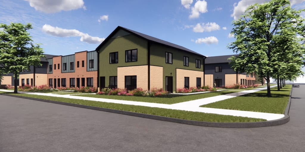 Photo of Preston Townhomes. Affordable housing located at 7250 Mack Ave Detroit, MI 48214