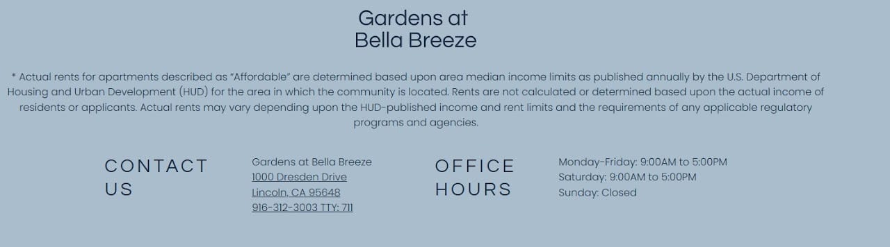 Photo of Garden at Bella Breeze. Affordable housing located at 1000 Dresden Drive Dr Lincoln, CA 95648