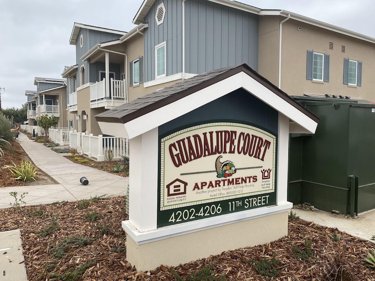 Photo of GUADALUPE COURT APARTMENTS PROJECT. Affordable housing located at 4202 11TH STREET GUADALUPE, CA 93434