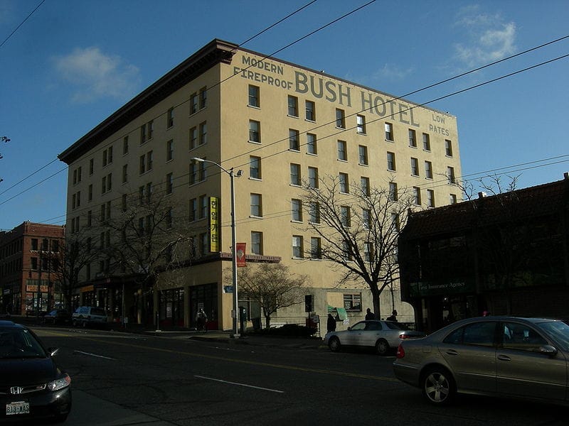 Photo of BUSH HOTEL. Affordable housing located at 621 S JACKSON STREET SEATTLE, WA 98104