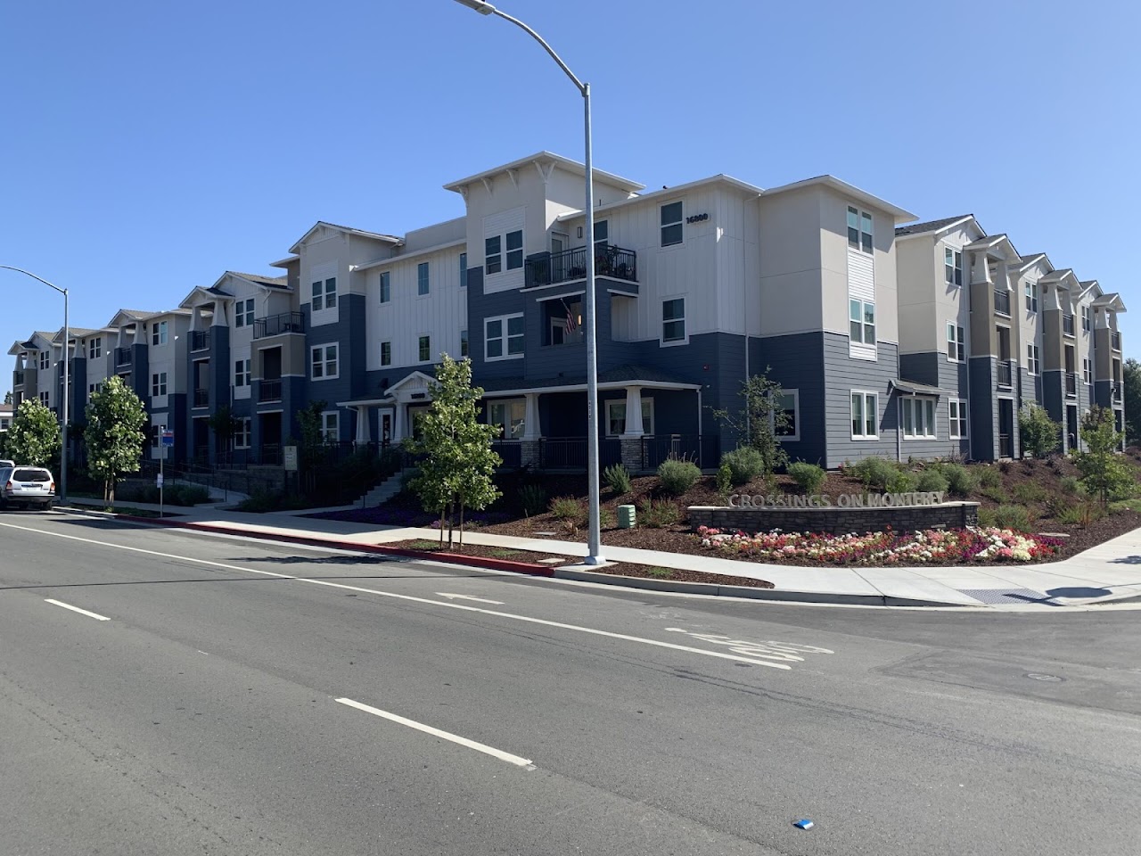 Photo of CROSSINGS ON MONTEREY. Affordable housing located at 16800 MONTEREY RD. MORGAN HILL, CA 95037