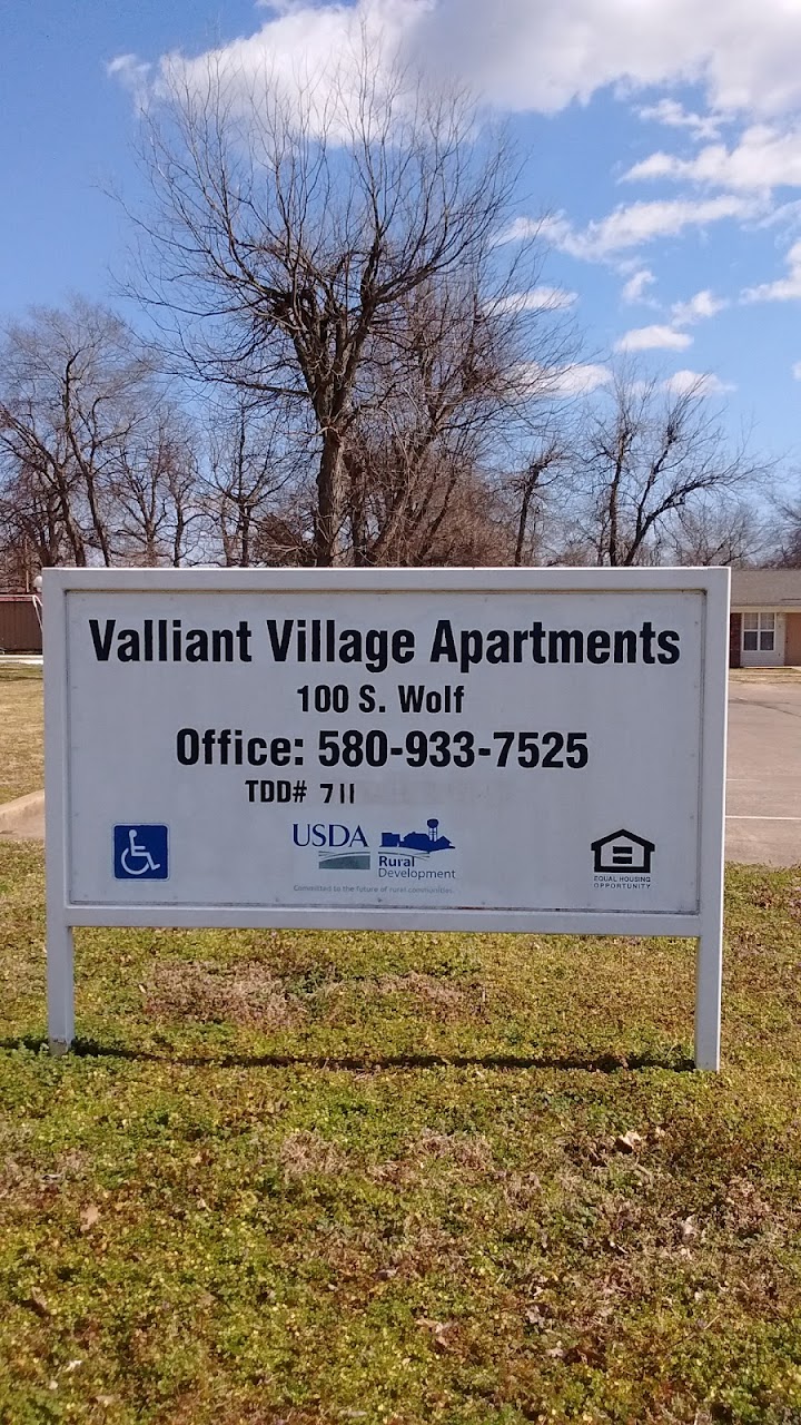 Photo of VALLIANT VILLAGE. Affordable housing located at 100 S WOLF D VALLIANT, OK 