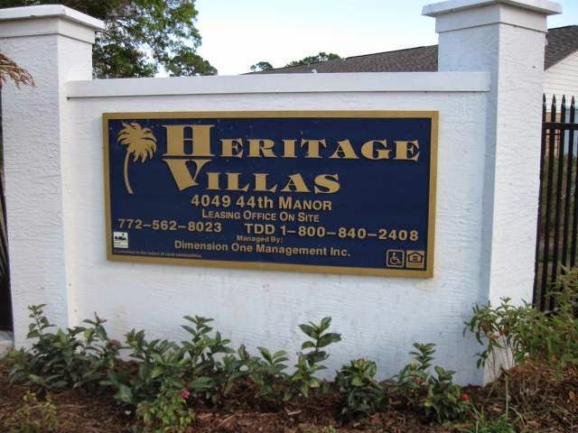 Photo of HERITAGE VILLAS (INDIAN RIVER). Affordable housing located at 4049 44TH MNR VERO BEACH, FL 32967